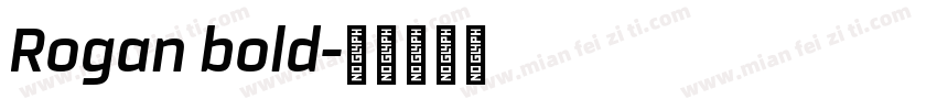 Rogan bold字体转换